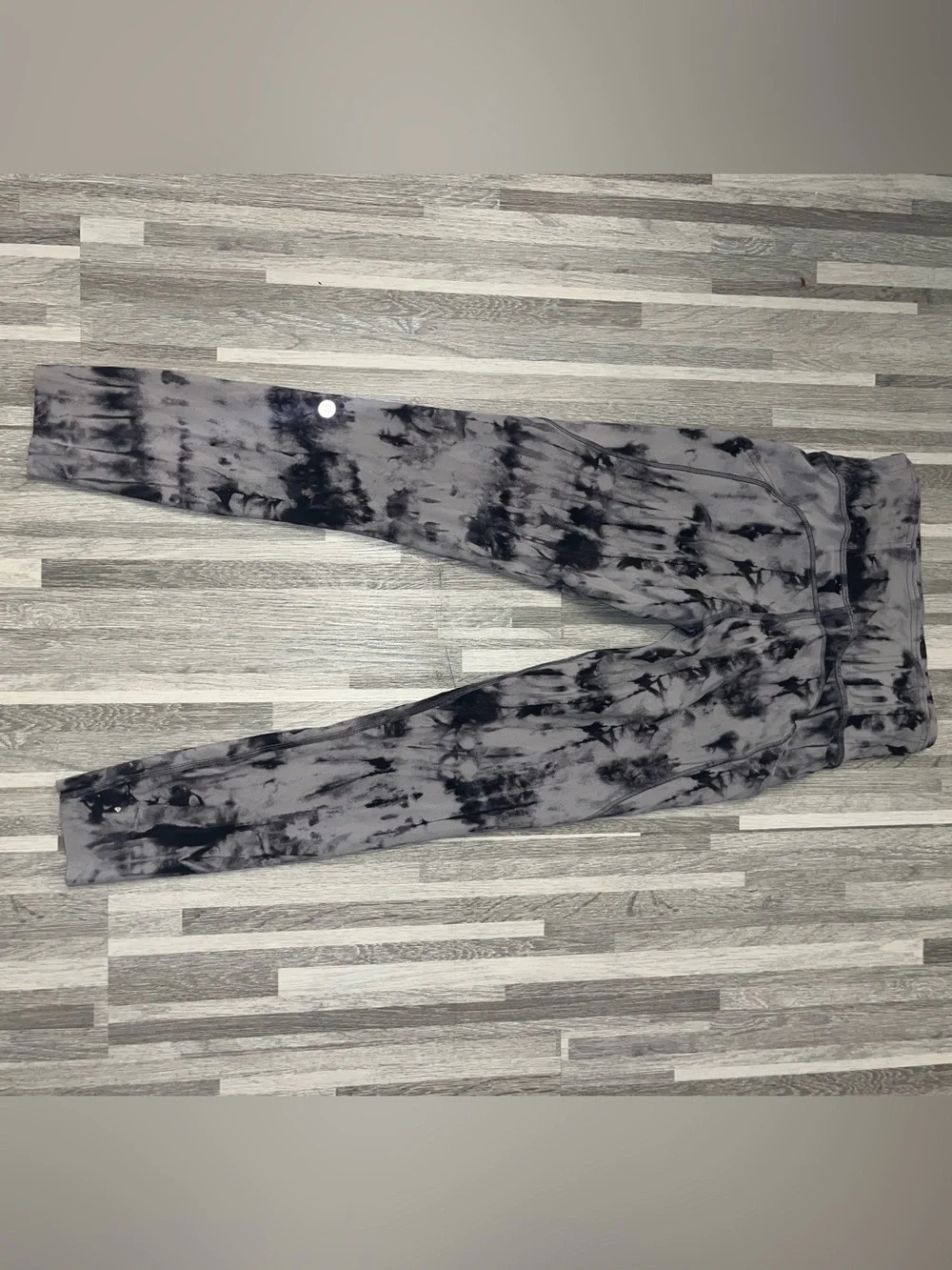 lululemon athletica Black Gray Tie-Dye High-Rise Jeggings